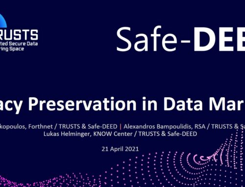 Privacy Preservation in Data Markets – a TRUSTS & Safe-DEED Webinar