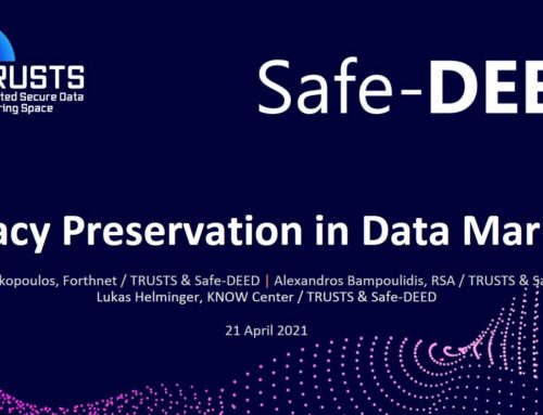 Privacy Preservation in Data Markets – a TRUSTS & Safe-DEED Webinar