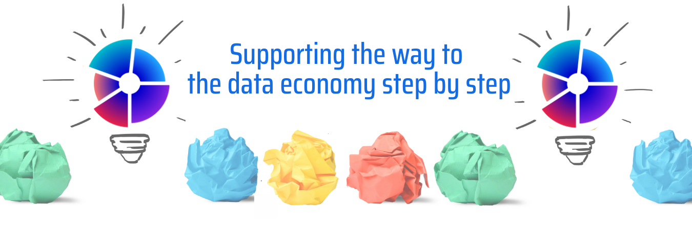 Supporting the way to the data economy step by step